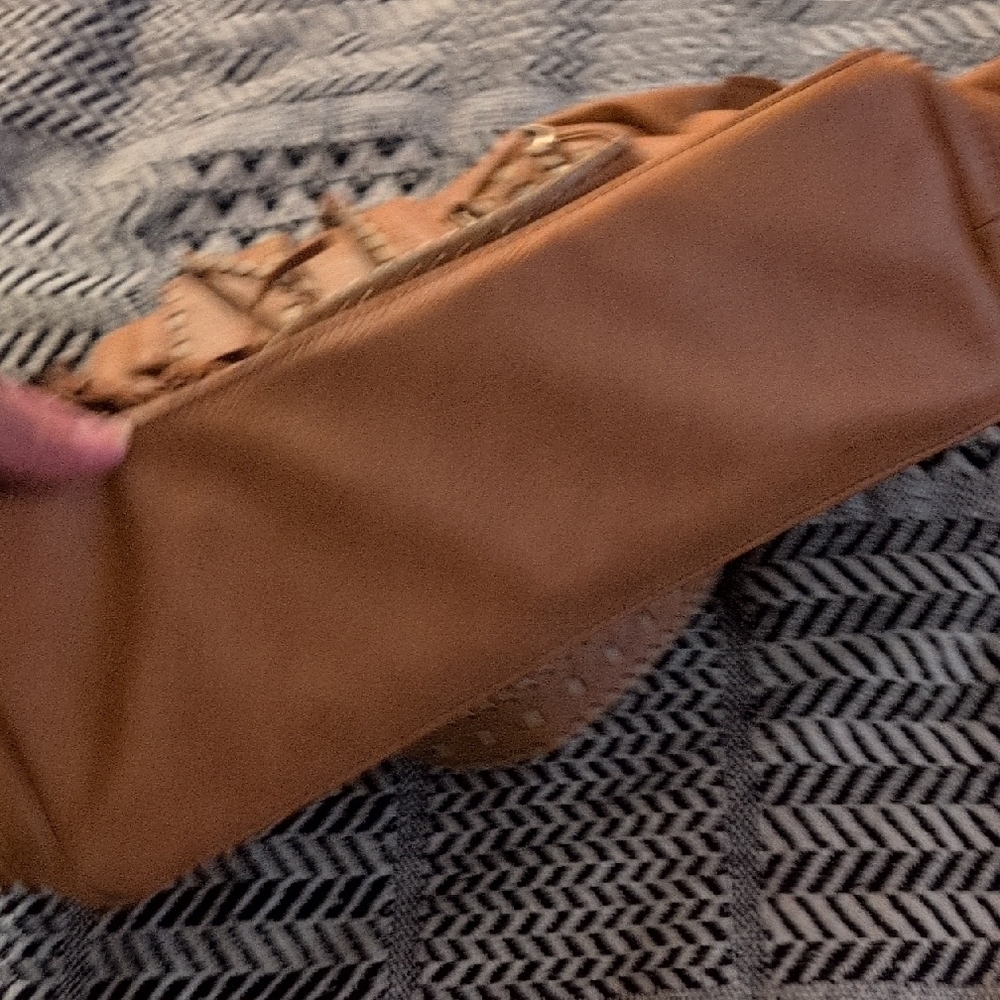 Nicole Lee Tan Shoulder Bag with Artisanal Craftsmanship - Picture 11 of 14